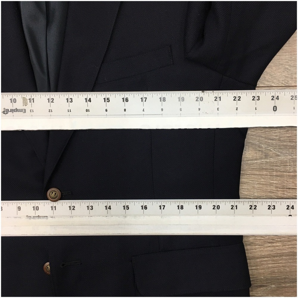 ORVIS Mens Navy Blazer Sport Coat Casual Jacket Size 42R Classic Wool Suit USA - Picture 7 of 13